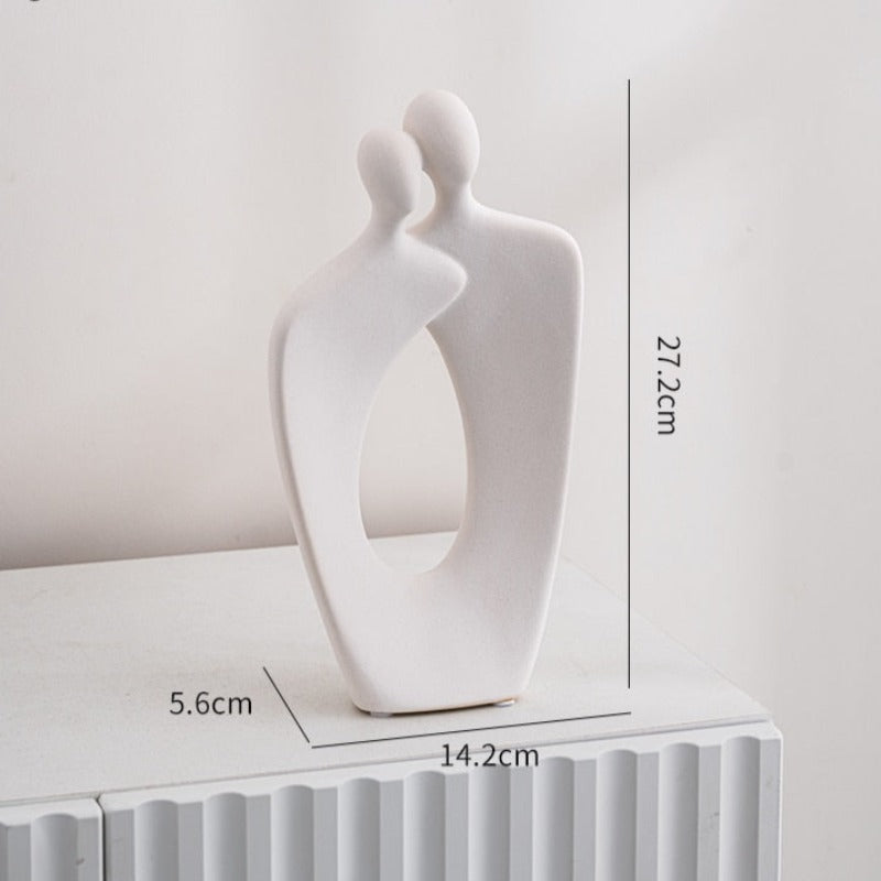 Figurka dekoracyjna ceramiczna wzór postaci