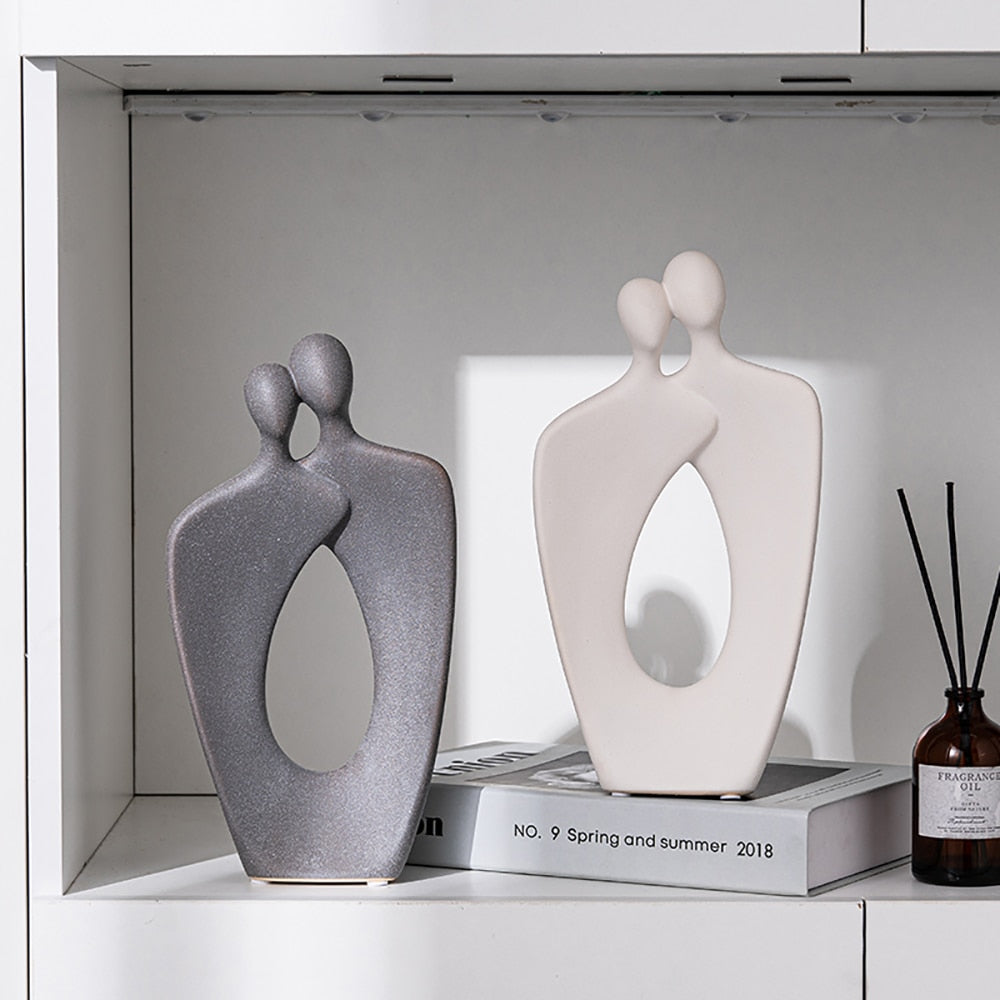 Figurka dekoracyjna ceramiczna wzór postaci