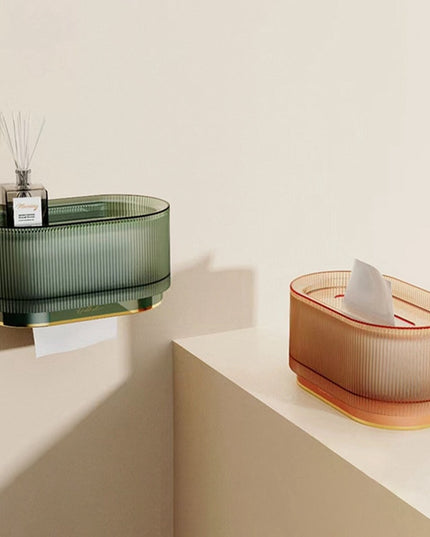 Pudełko na chusteczki w jasnych kolorach