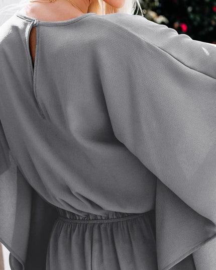 Damski kombinezon ze zwiewnymi rękawami