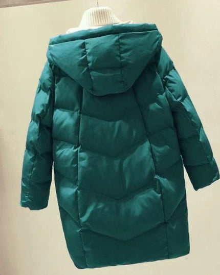 Damska kurtka zimowa ocieplana z kapturem