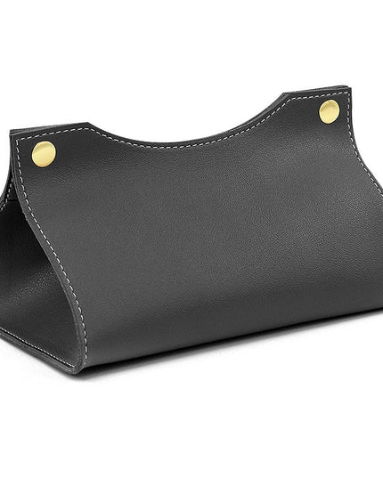 Pudełko na chusteczki skórzane eleganckie