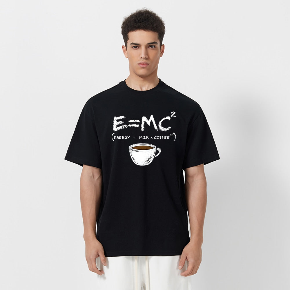 Męski T-shirt z nadrukiem