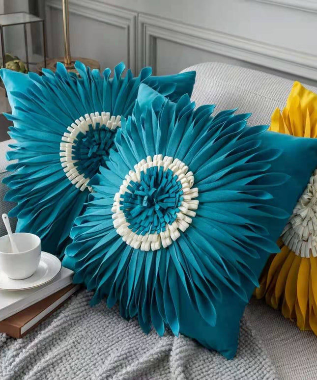 Poszewka na poduszkę dekoracyjna z efektem 3D w nowoczesnym stylu