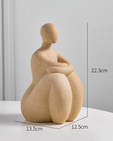 Figurka dekoracyjna ceramiczna wzór postaci