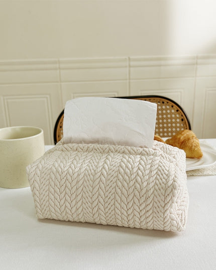 Pudełko na chusteczki ze wzorem minimalistyczny styl