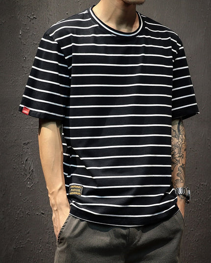 Męski T-shirt w paski