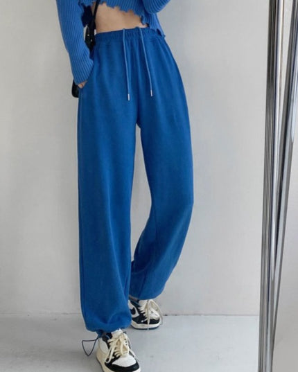 Damskie spodnie dresowe w pastelowych kolorach