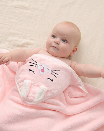 Ręcznik dziecięcy ze zwierzątkiem na kapturze