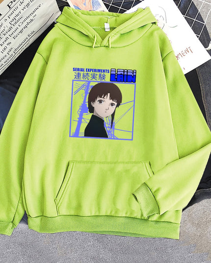 Damska bluza z nadrukiem i kapturem