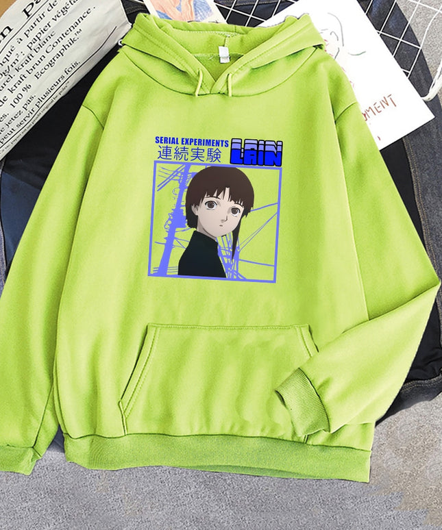 Damska bluza z nadrukiem i kapturem