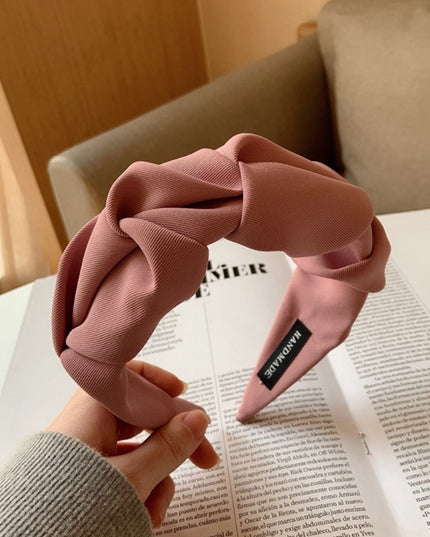 Opaska do włosów z marszczeniem