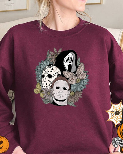 Damska bluza nierozpinana z motywem halloween