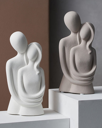 Figurka dekoracyjna motyw postaci minimalistyczny styl