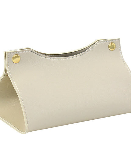 Pudełko na chusteczki skórzane eleganckie