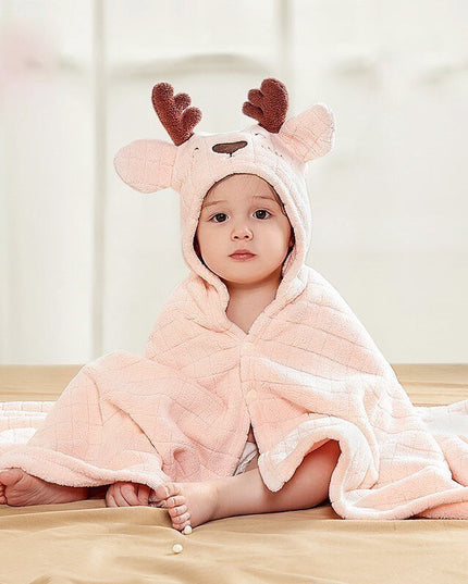 Ręcznik dziecięcy z misiem, słoniem, reniferem lub kaczką