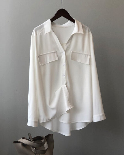 Damska koszula z delikatnej tkaniny