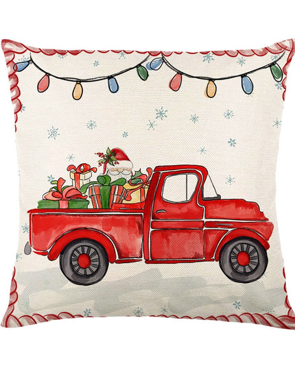 Poszewka na poduszkę ze świątecznym nadrukiem