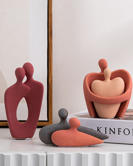 Figurka dekoracyjna ceramiczna wzór postaci