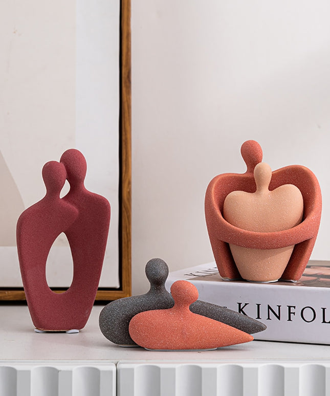 Figurka dekoracyjna ceramiczna wzór postaci