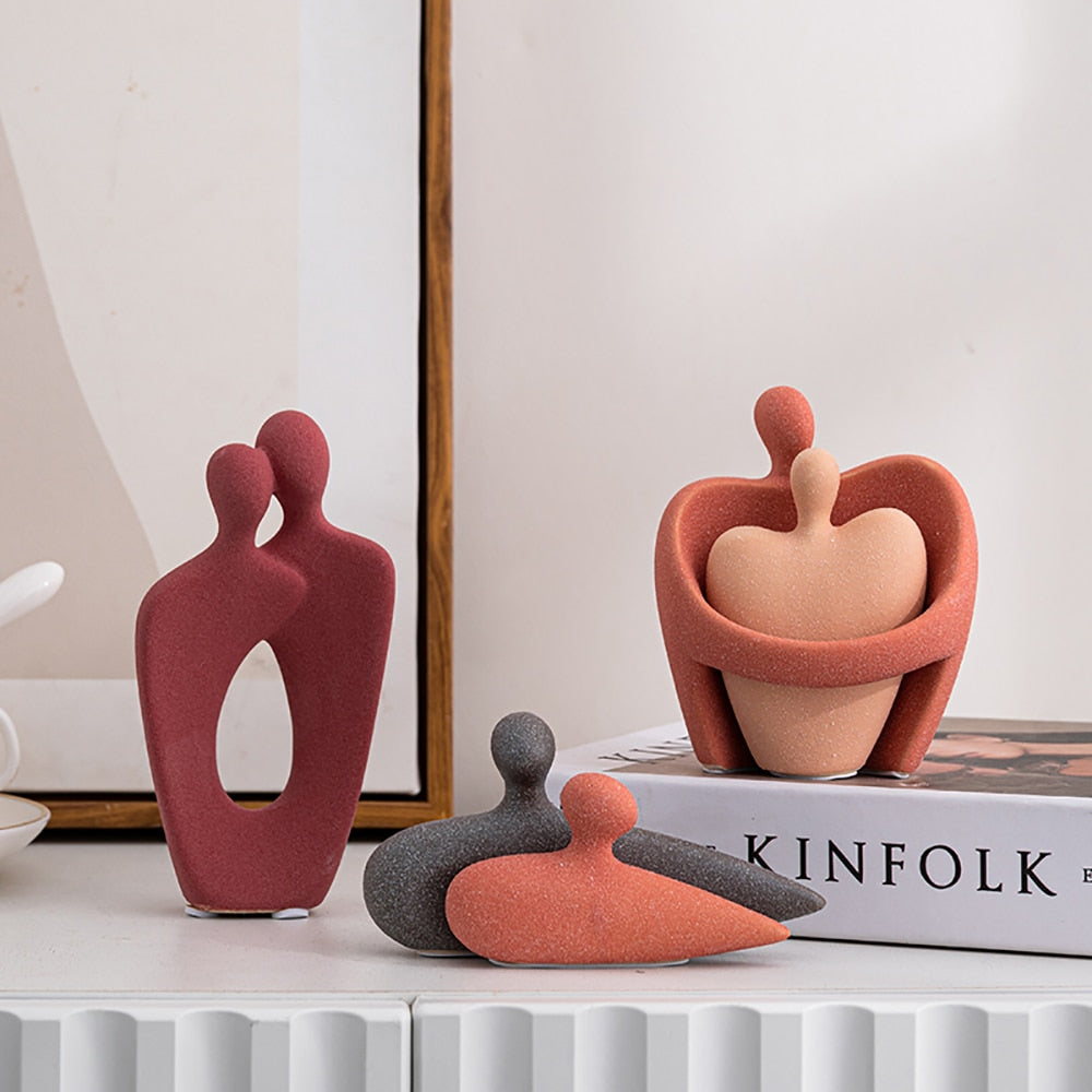 Figurka dekoracyjna ceramiczna wzór postaci