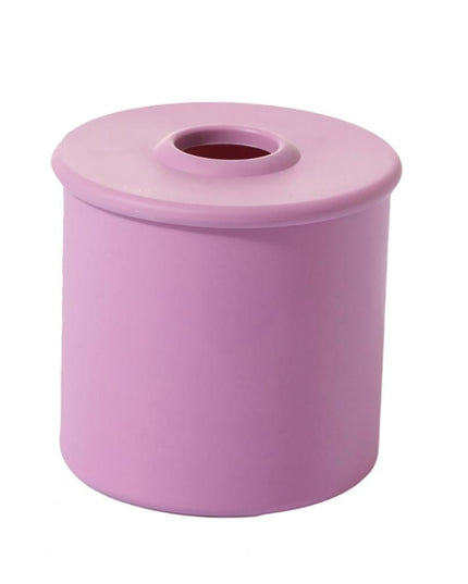 Pudełko na chusteczki okrągłe w pastelowych kolorach