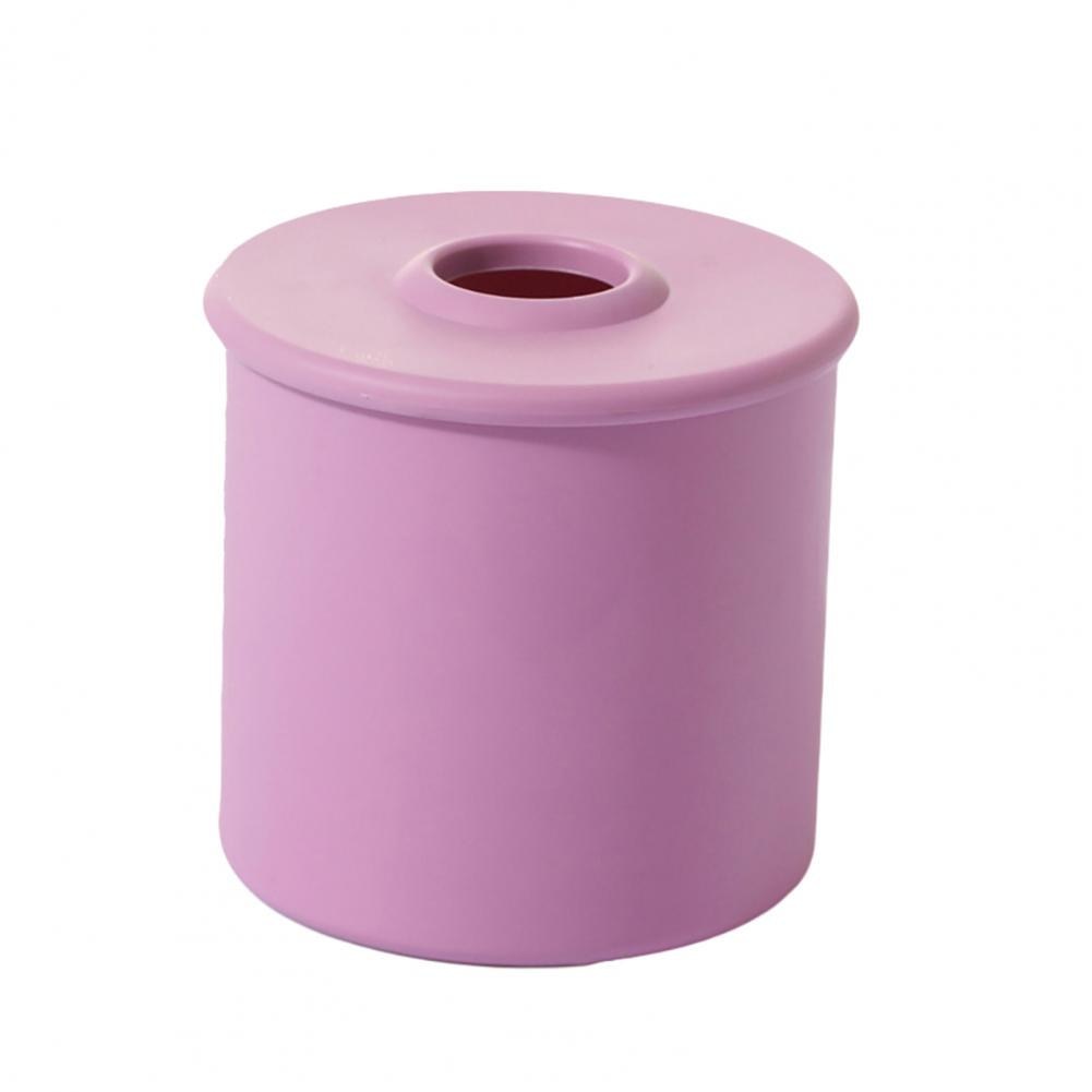 Pudełko na chusteczki okrągłe w pastelowych kolorach