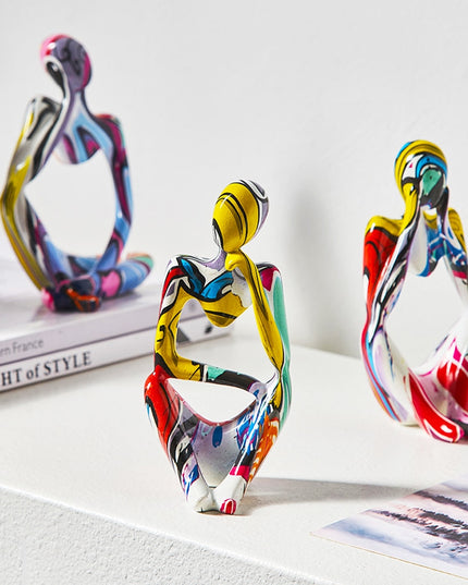 Figurka dekoracyjna postać kolorowa