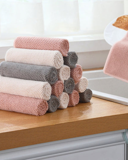 Ręcznik kuchenny do powieszenia w jednolitych kolorach