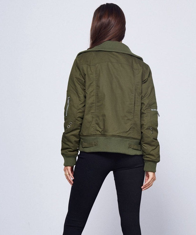 Damska kurtka przejściowa typu bomber