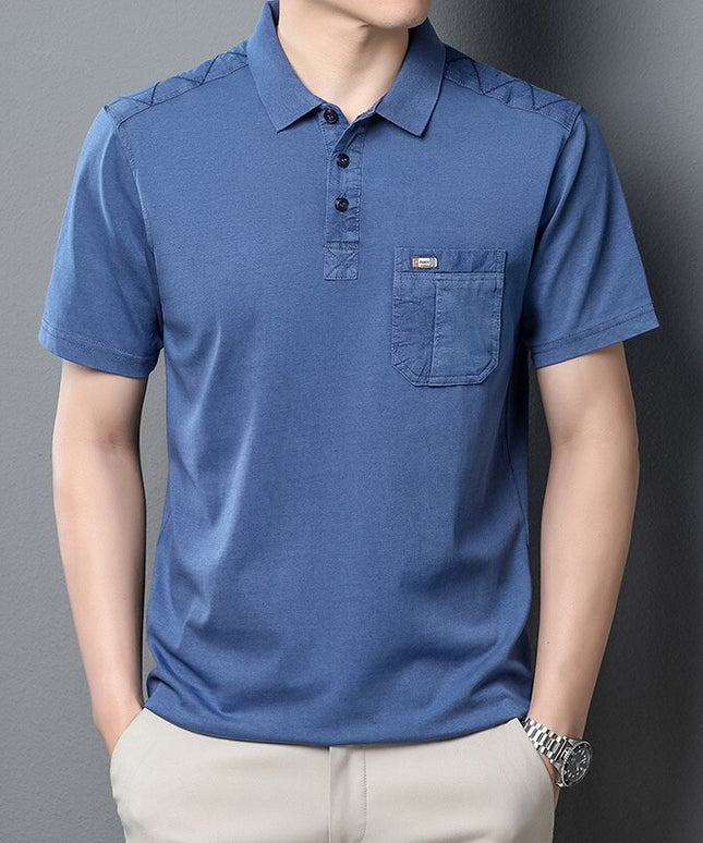 Męska koszulka polo z kieszonką