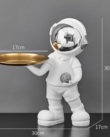 Figurka funkcjonalna astronauta z tacą