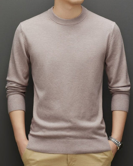 Męski sweter klasyczny z dekoltem w łódkę