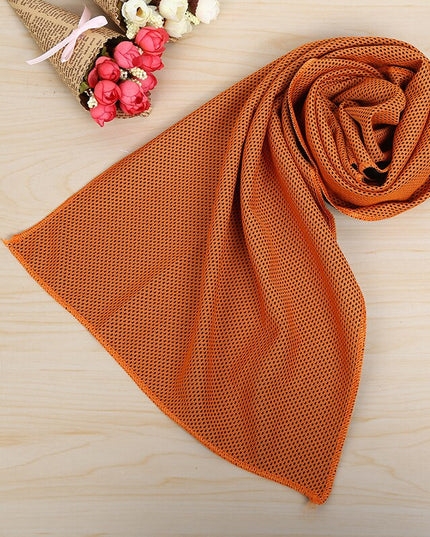 Ręcznik sportowy chłodzący w jednolitych kolorach