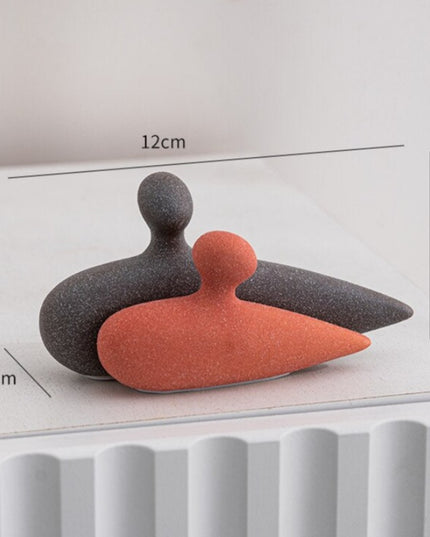 Figurka dekoracyjna ceramiczna wzór postaci