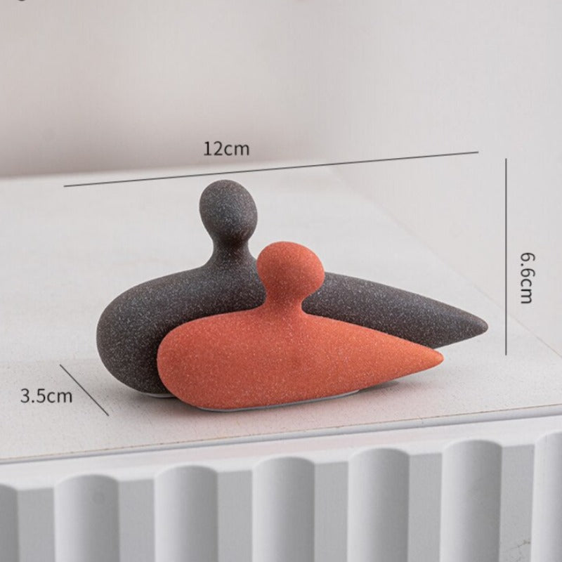Figurka dekoracyjna ceramiczna wzór postaci
