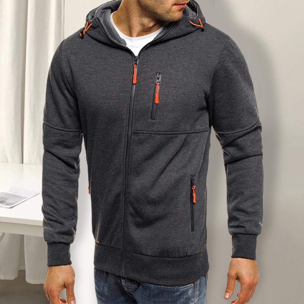 Męska bluza sportowa rozpinana z kapturem