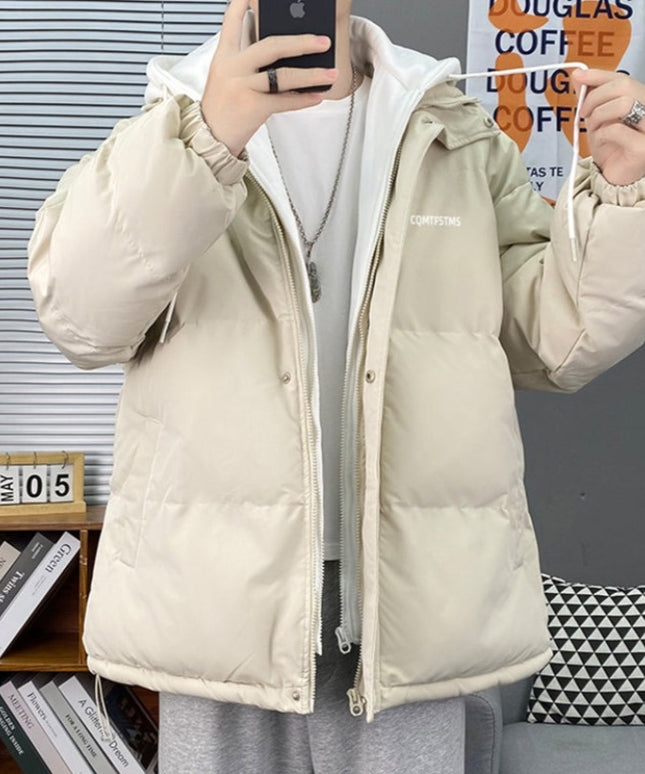 Męska kurtka zimowa pikowana z ociepleniem