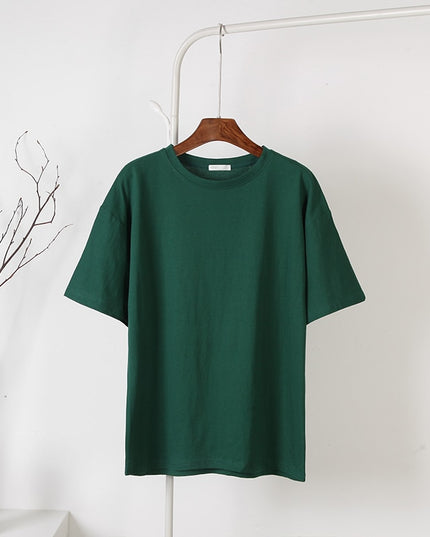 Damski T-shirt bawełniany oversize