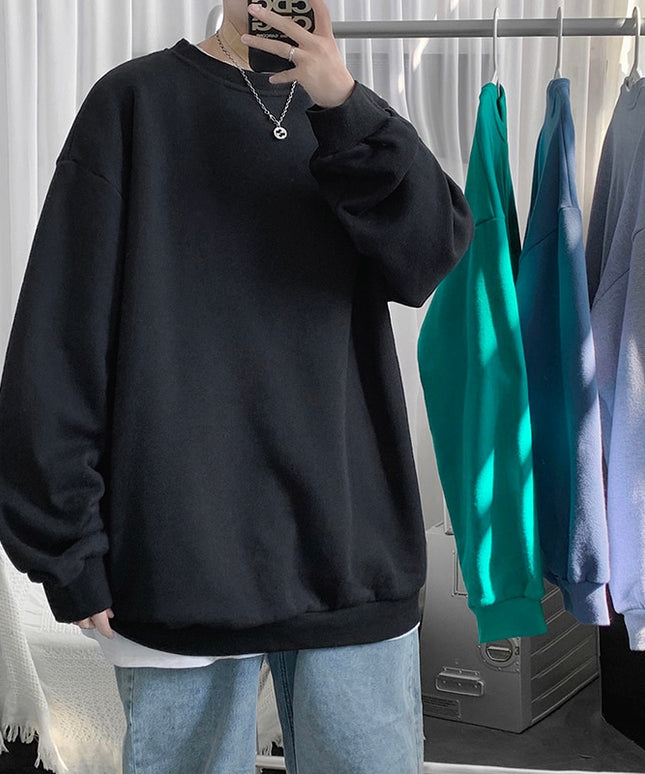 Męska klasyczna bluza bez kaptura