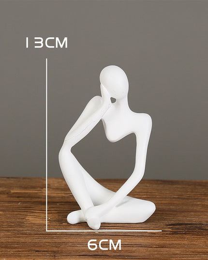 Figurka dekoracyjna postać z wycięciem minimalistyczny styl