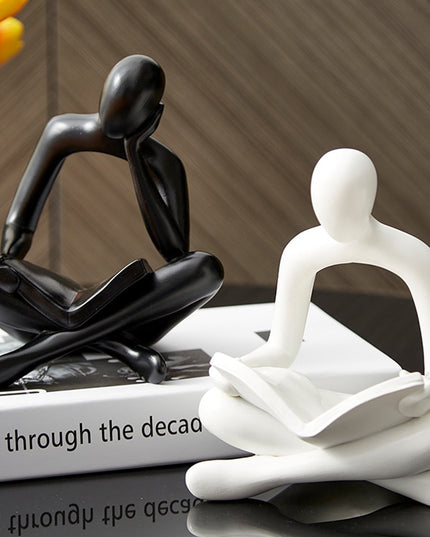 Figurka dekoracyjna postacie abstrakcyjne wzory