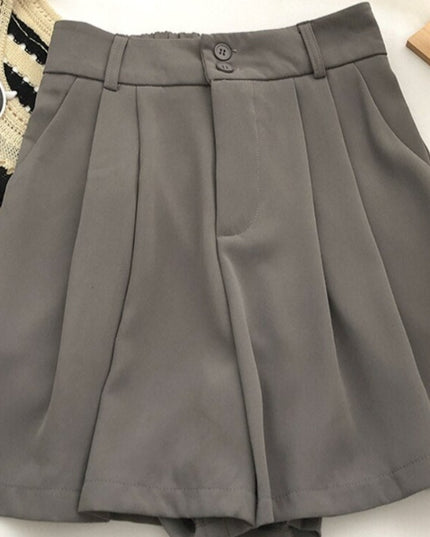 Damskie szorty eleganckie rozszerzane ku dołowi