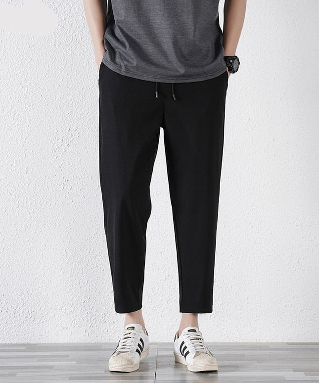 Męskie spodnie treningowe z szeroką nogawką