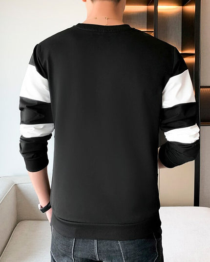 Męska elegancka bluza w paski