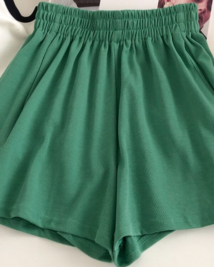 Damskie szorty o luźnym kroju z lekkiego materiału