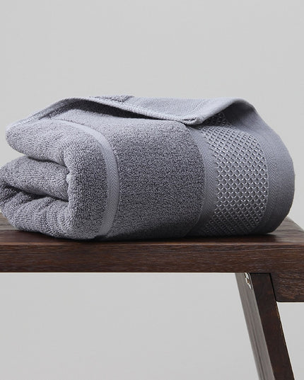 Ręcznik saunowy bawełniany chłonny z eleganckim wykończeniem