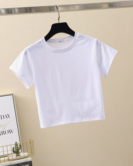 Damski krótki T-shirt klasyczny