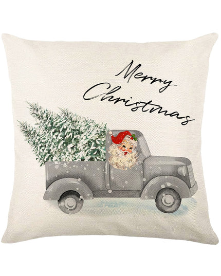 Poszewka na poduszkę ze świątecznym nadrukiem