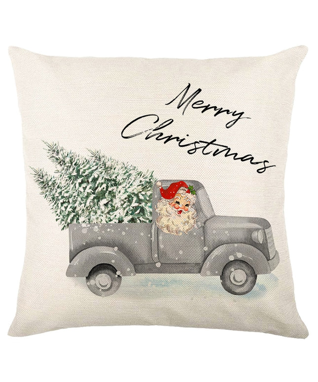 Poszewka na poduszkę ze świątecznym nadrukiem